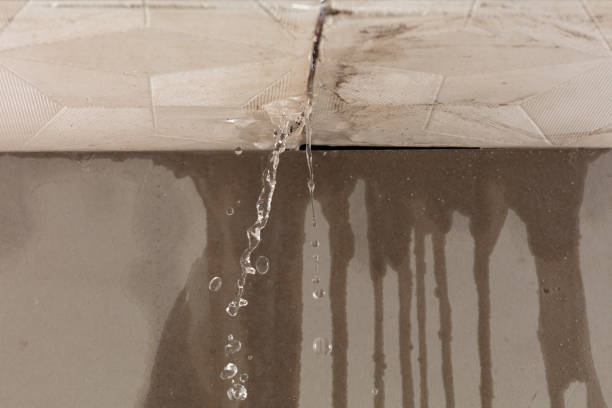 Professional Flood Damage Cleanup technician working in Louisburg, NC